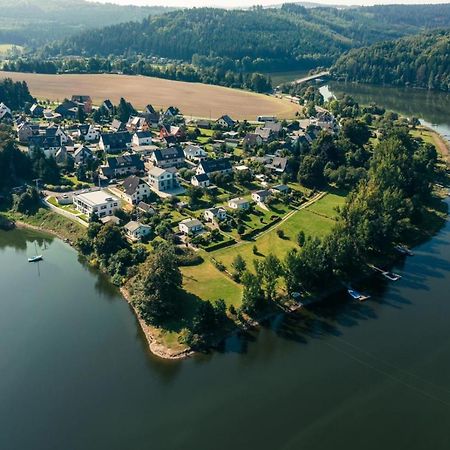Apartments Saaldorf-Ferienhaus Mit 6 Apartments 45Qm-120Qm Direkt Am Thueringer Meer-Bleilochtalsperre Bad Lobenstein Bagian luar foto
