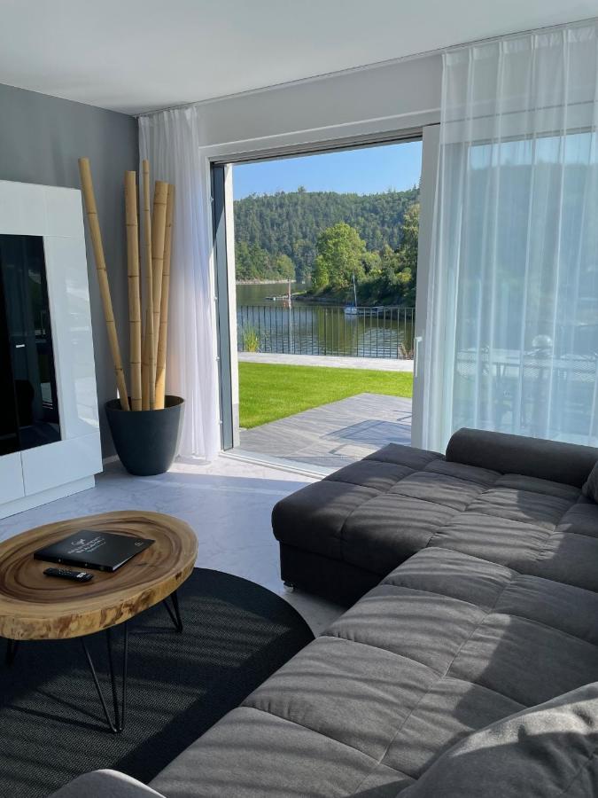 Apartments Saaldorf-Ferienhaus Mit 6 Apartments 45Qm-120Qm Direkt Am Thueringer Meer-Bleilochtalsperre Bad Lobenstein Bagian luar foto