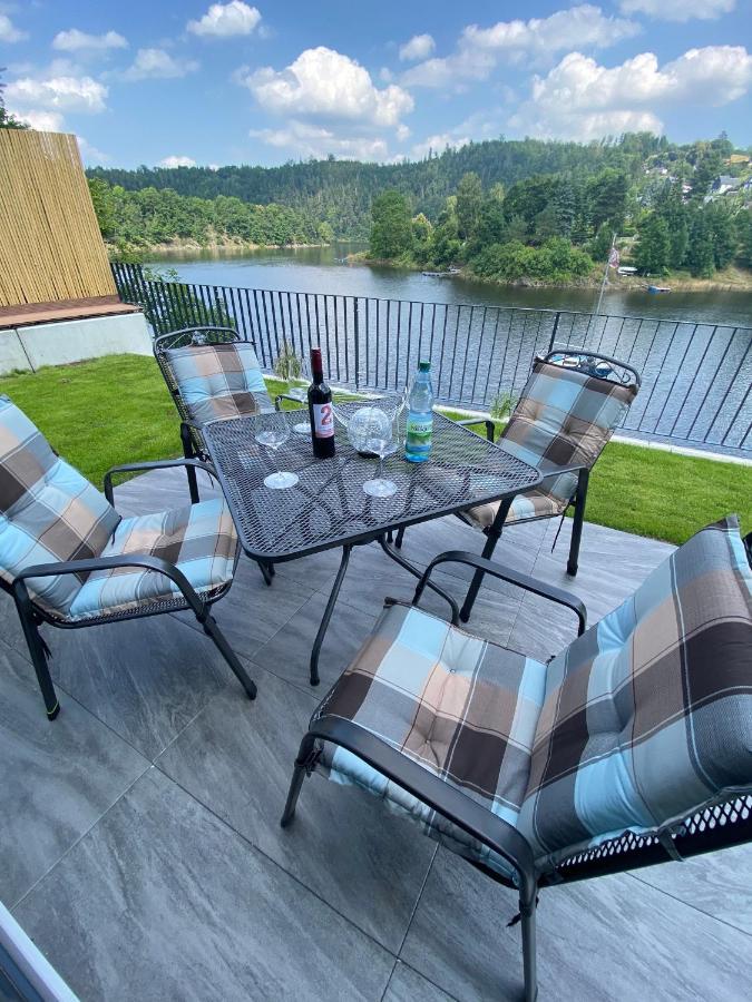 Apartments Saaldorf-Ferienhaus Mit 6 Apartments 45Qm-120Qm Direkt Am Thueringer Meer-Bleilochtalsperre Bad Lobenstein Bagian luar foto